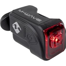 USB lámpa kerékpárra hátra akkus nyeregcsőre M-wave HELIOS K1.1  1 LED