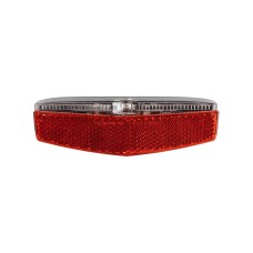 Akkus hátsó lámpa 1 LED M-WAVE HELIOS USB piros