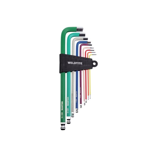 Imbusz szerszám szett színes Weldtite - 9 db Imbusz szerszám szett színes Weldtite - 9 db