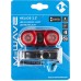 Villogó Hátsó ELEMES 2LED M-WAVE HELIOS 2.3 - 2X0.5W (TARTÓVAL)