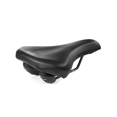 Nyereg Montegrappa RESIA PLUS Elastomer 6455 fekete 260x200mm E-bike City Bike TRK