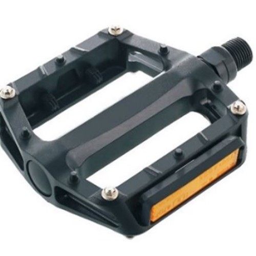 Pedál VeloGo műanyag platform, ipari csapágyas 9/16 (méret: 104mm × 93mm)