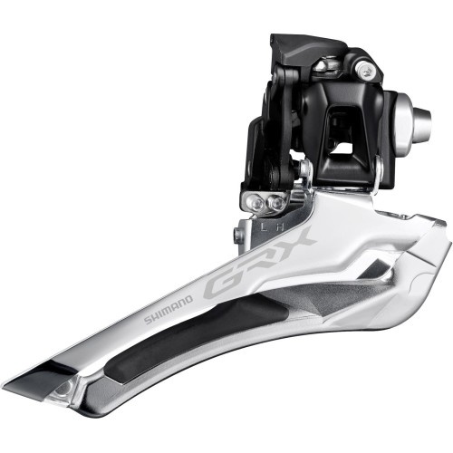 Váltó első Shimano GRX (FD-RX400) országúti, max.: 46T, 2x10v, konzolos