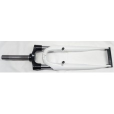 Suntour SF-14-CR85-E25P-700C, RUGÓÚT: 63MM, FÉKTÜSKÉVEL, FEHÉR, villanyak: 1 1/8", MENETES